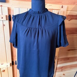 Elegant black Women's Loft top.